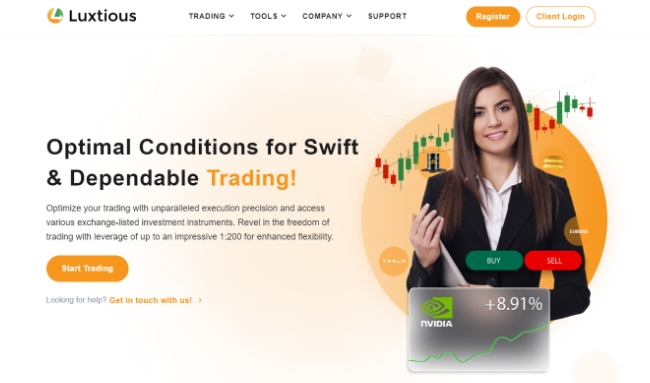 a website screenshot