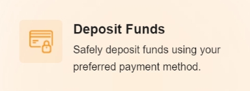 deposit funds